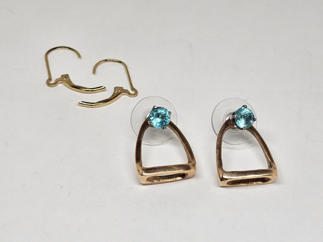 Stirrup Lever Back Earring  AND Earring Jacket