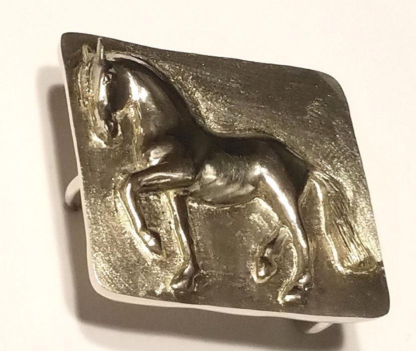 Baroque Horse Piaffe Buckle - Tempi Design Studio