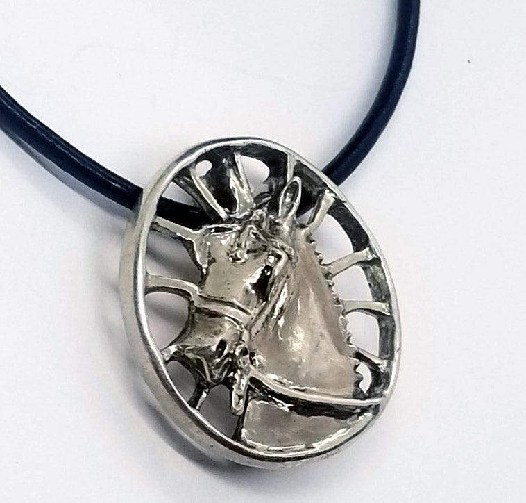 Carriage Horse Pendant / Pin Medium - Tempi Design Studio