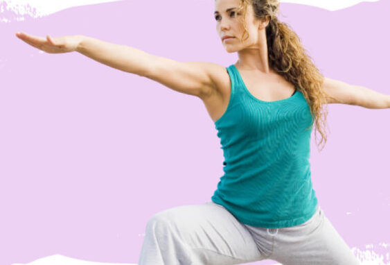 Woman doing yoga