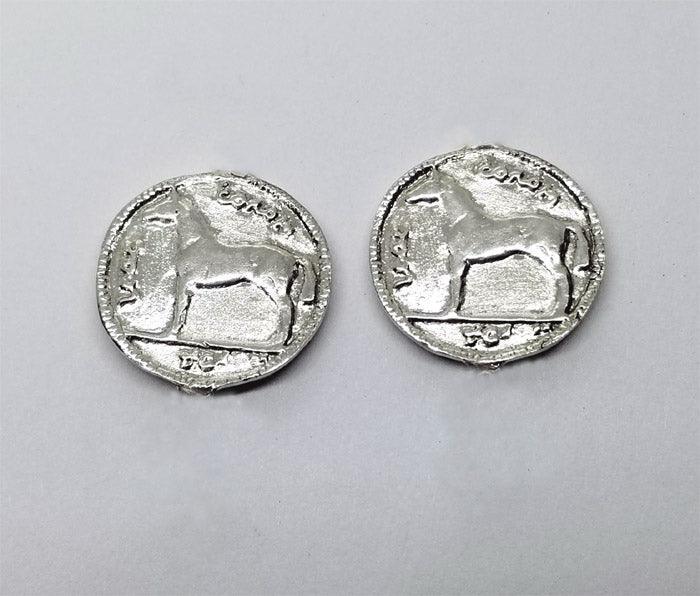 Irish Coin Cuff Link - Tempi Design Studio