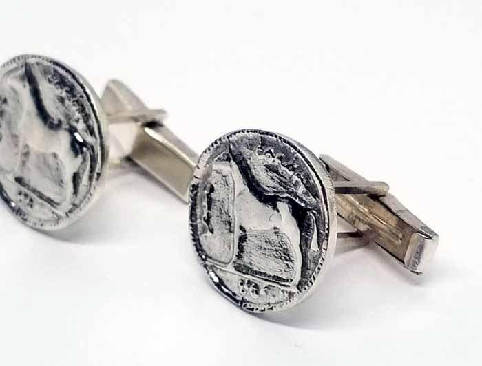 Irish Coin Cuff Link - Tempi Design Studio