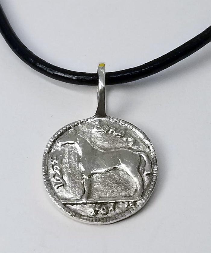 Irish Coin Pendant Small - Tempi Design Studio