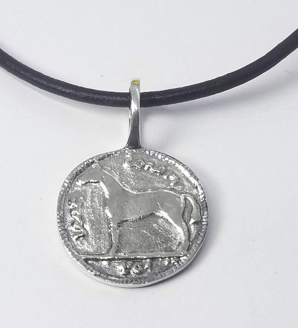 Irish Coin Pendant Small - Tempi Design Studio