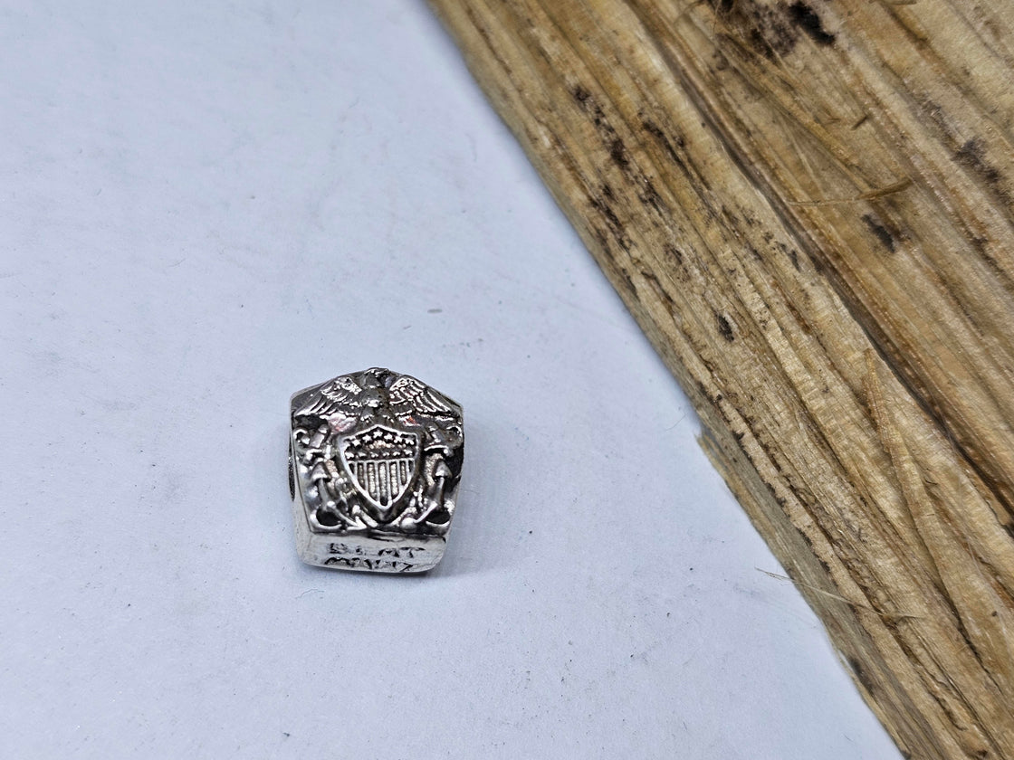 NAVY Logo Pandora type Bead