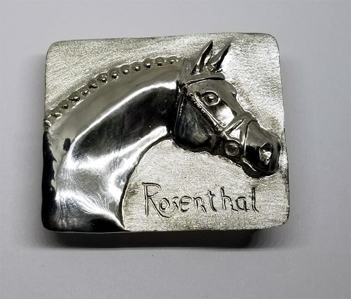 Rosenthal Stallion Memorial Buckle - Tempi Design Studio