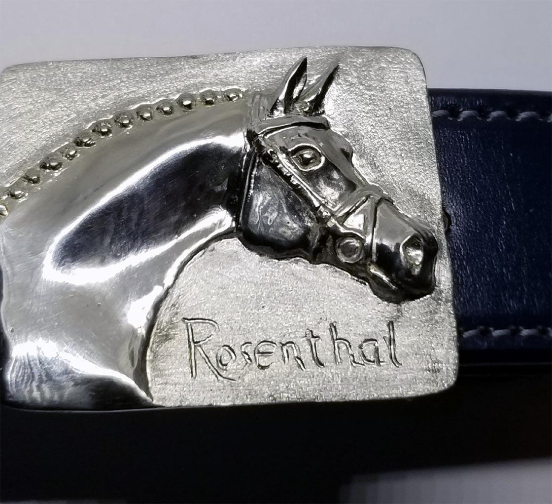 Rosenthal Stallion Memorial Buckle - Tempi Design Studio