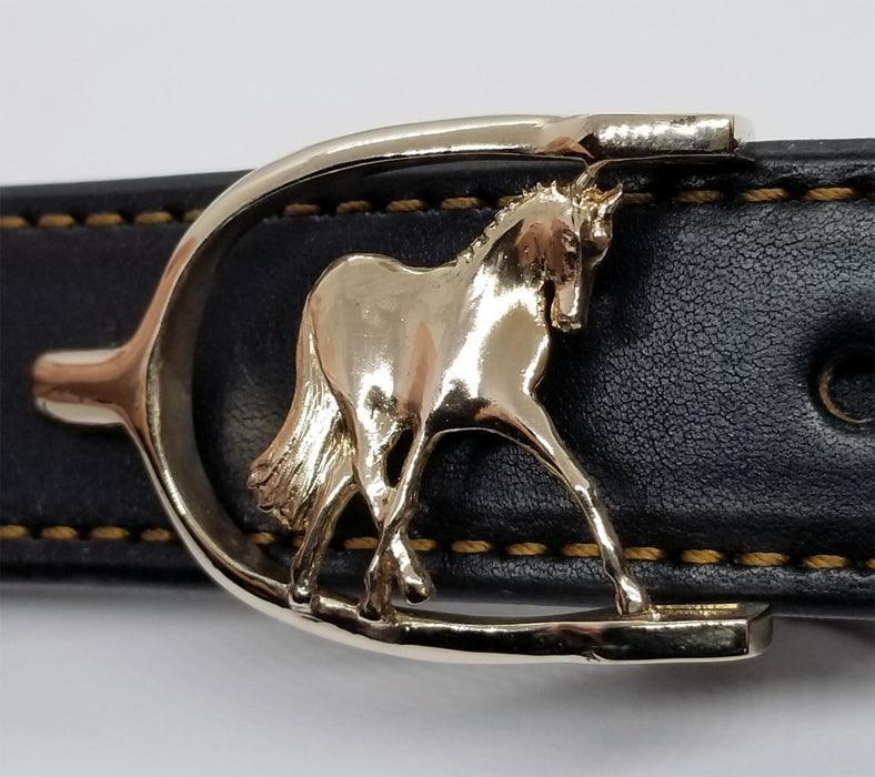 Spur Buckle with Half Pass Horse - Tempi Design Studio